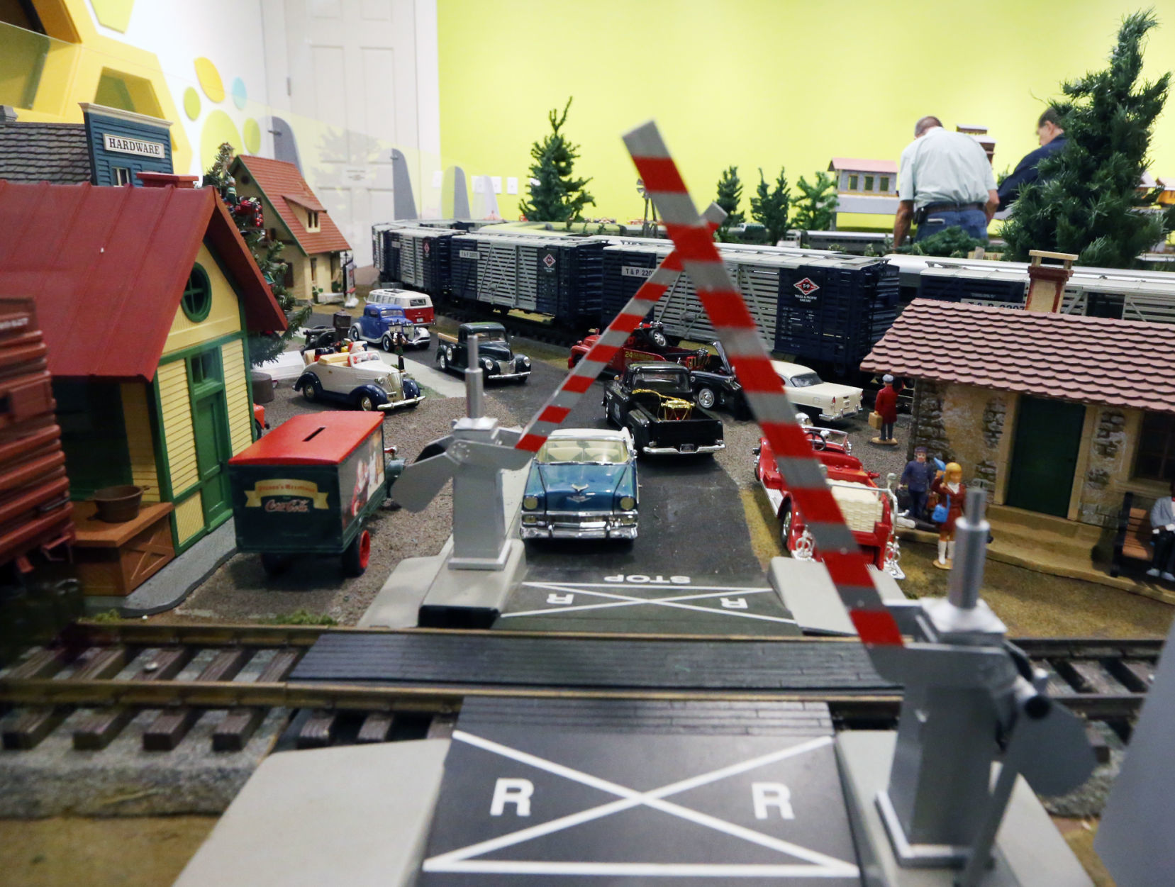 Mayborn train exhibit